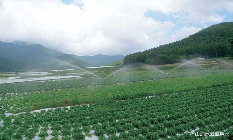 梓山畑地灌漑用水